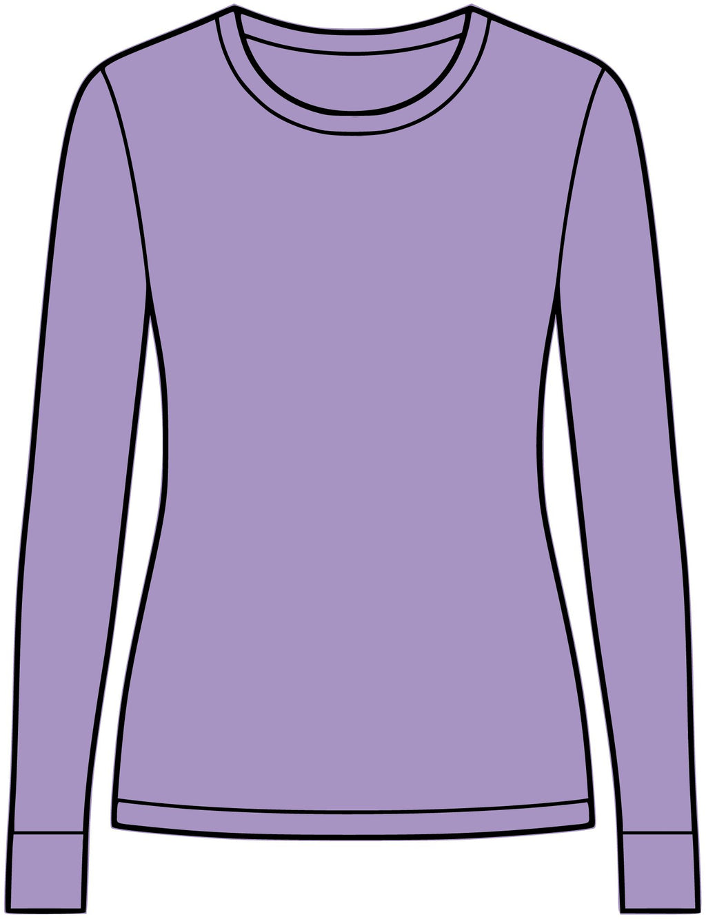 EST 2026 Women's Long Sleeve Crew Tee — Premium Everyday Essential