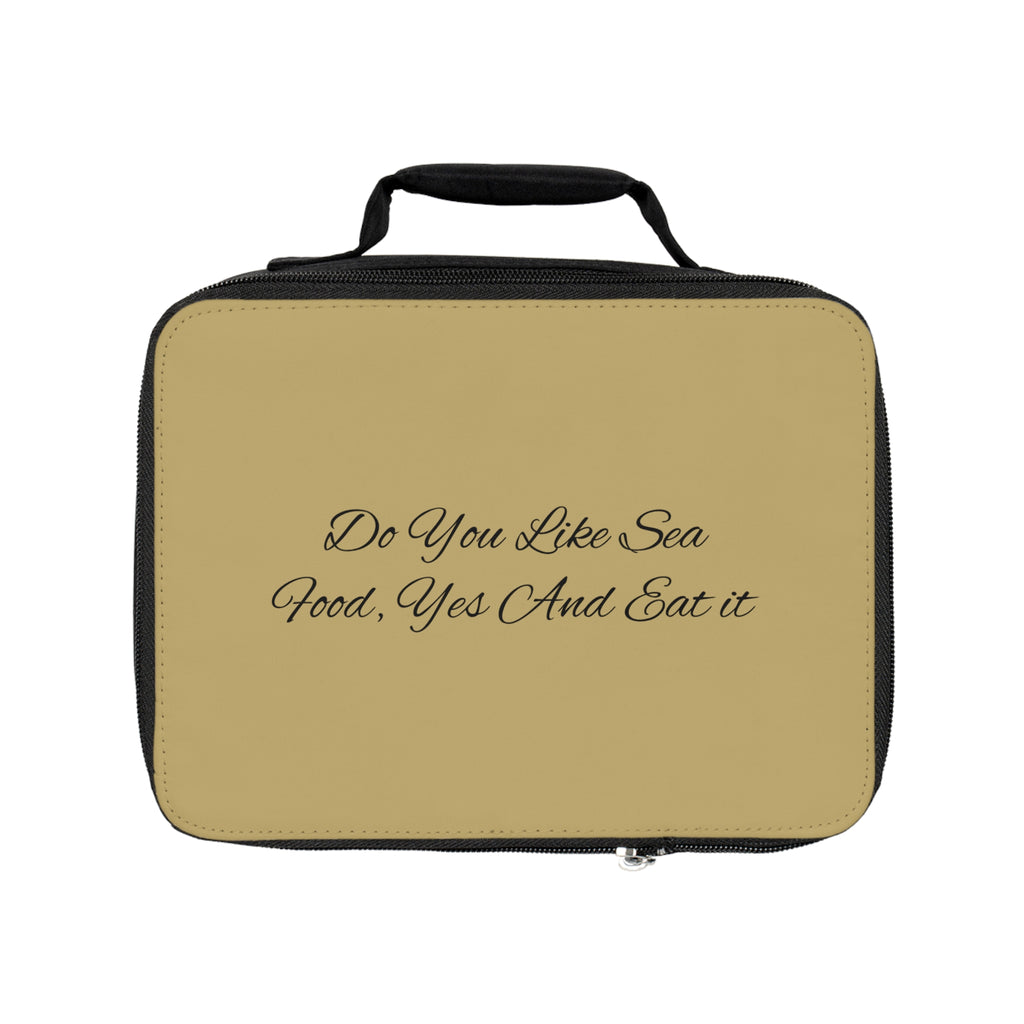 Sea Food and Eat It Lunch Bag — Funny Seafood Lover Insulated Tote