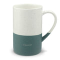 Speckled Two-Tone Ceramic Mug | 13oz Artisan Cappuccino Cup | EST 2026