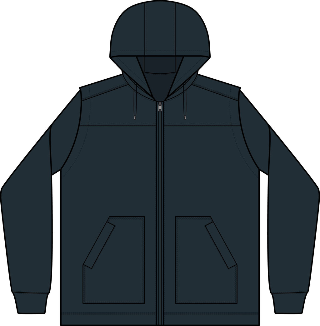 Duck Fleece Full-Zip Hooded Jacket — Warm Workwear Hoodie for Men & Women
