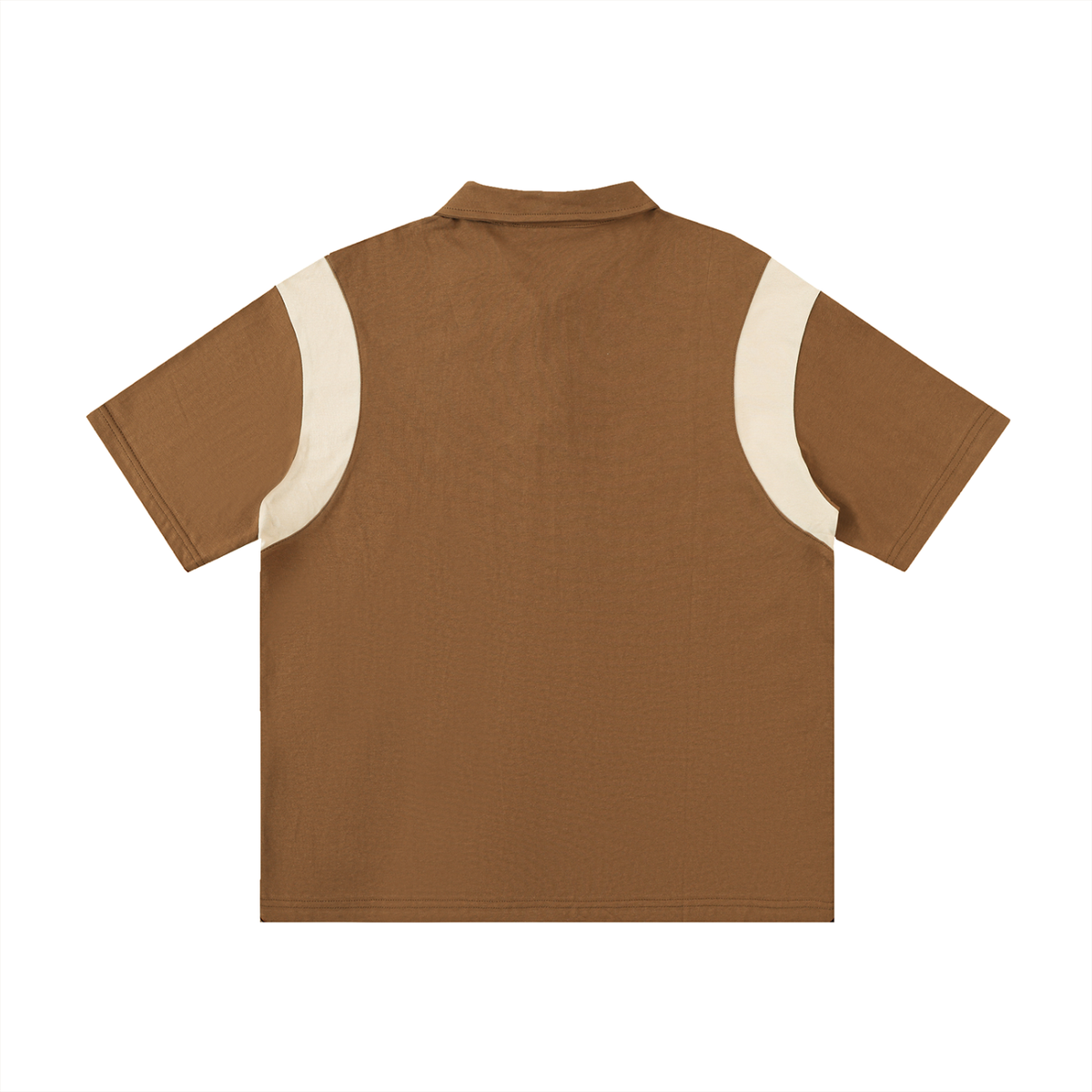 EST 2026 Men's Contrast Panel Cotton Polo Shirt