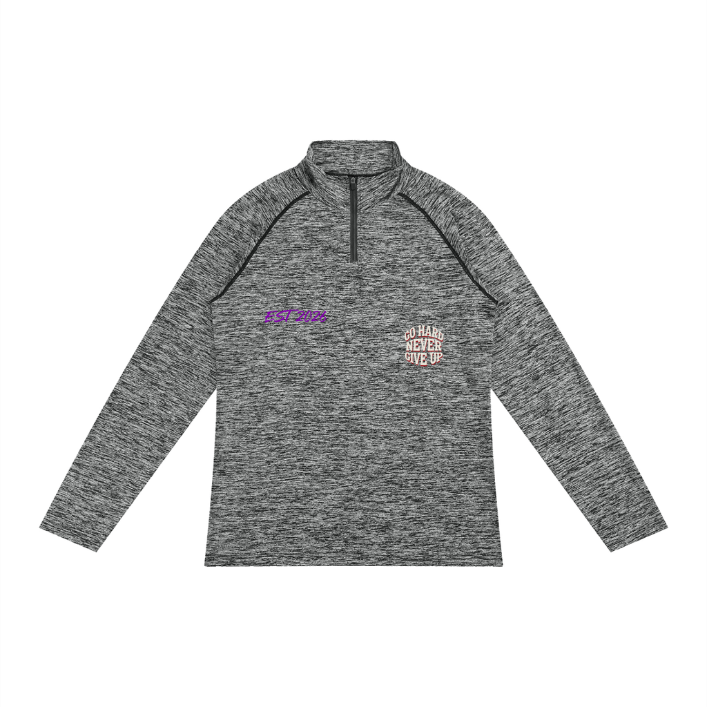 Men's Quarter-Zip Performance Long Sleeve T-Shirt