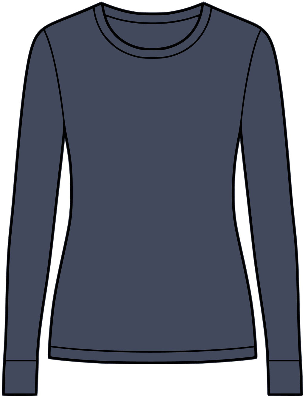 EST 2026 Women's Long Sleeve Crew Tee — Premium Everyday Essential