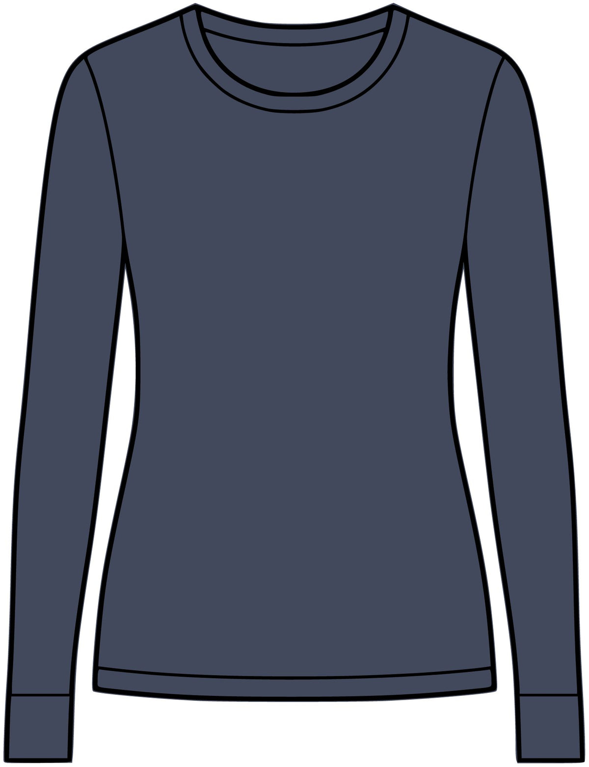 EST 2026 Women's Long Sleeve Crew Tee — Premium Everyday Essential