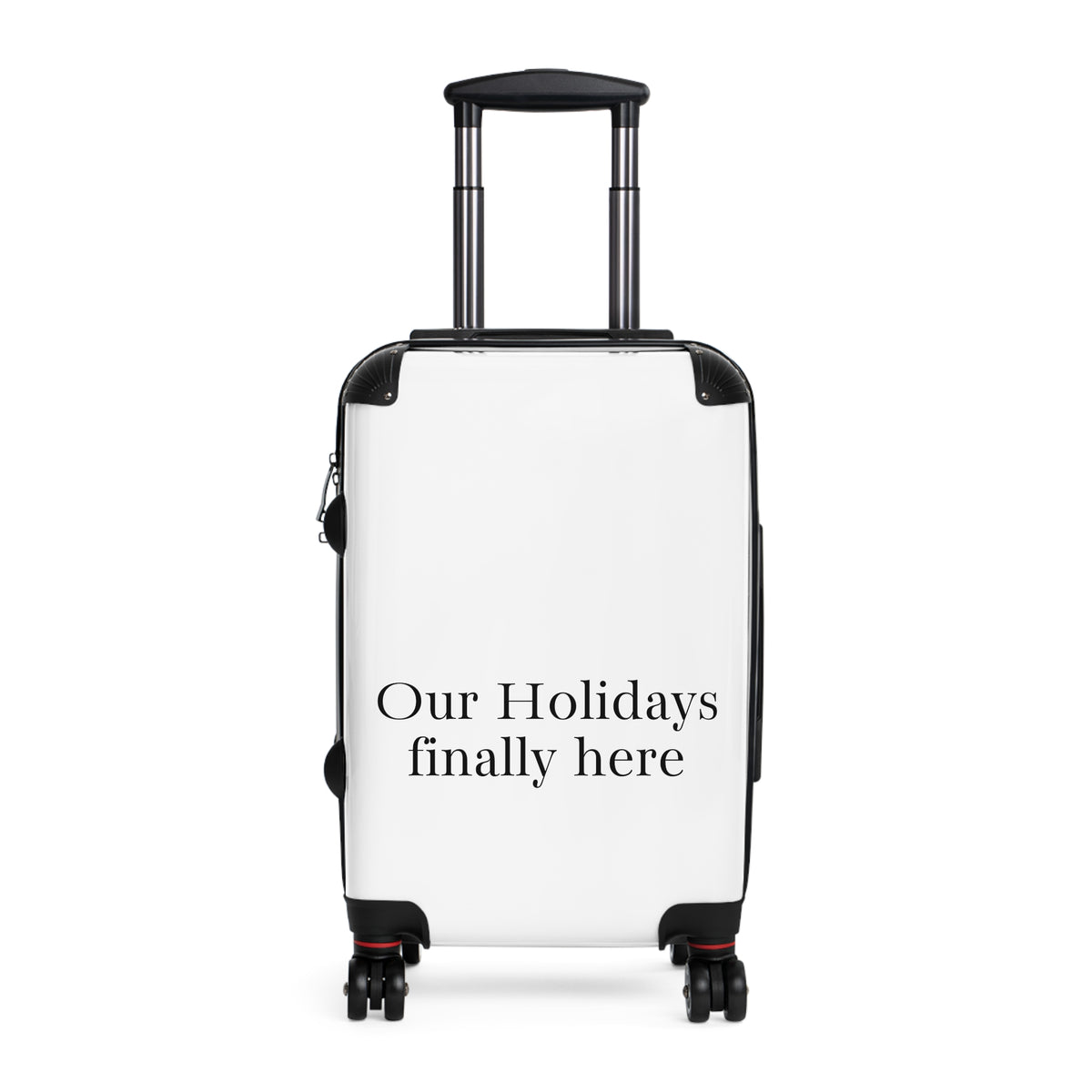 EST 2026 Holiday Travel Suitcase — "Our Holidays Finally Here!" Personalised Carry-On Luggage