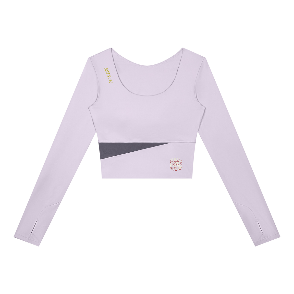 Women's Panelled Long Sleeve Yoga T-Shirt