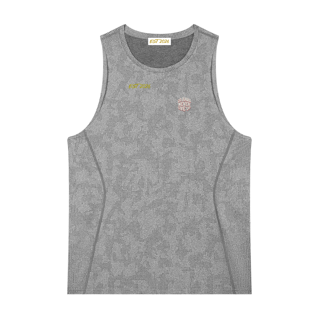 Men's Jacquard Performance Tank Top