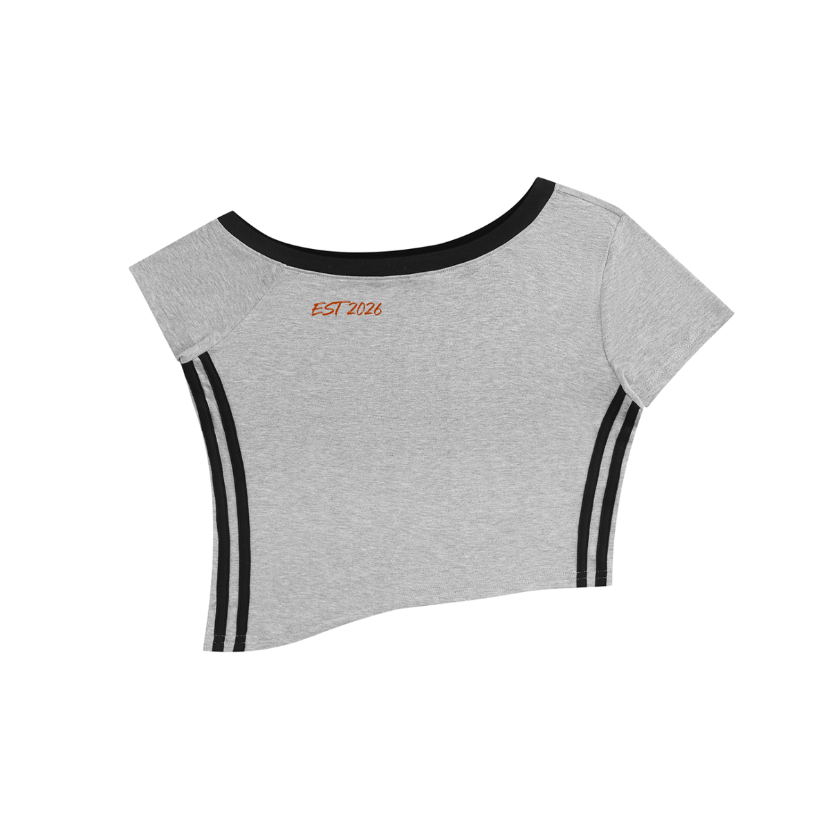 Women's Color Block Off-the-Shoulder T-Shirt