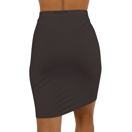 EST 2026 Burgundy Pencil Skirt — Premium Women's Lifestyle Wear