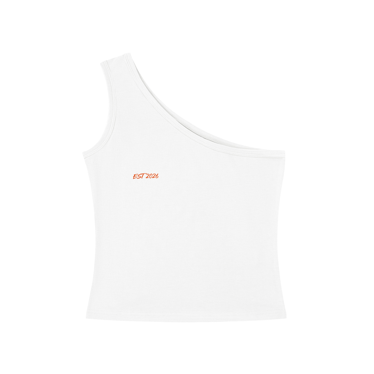 Women's One-Shoulder Crop Tank Top