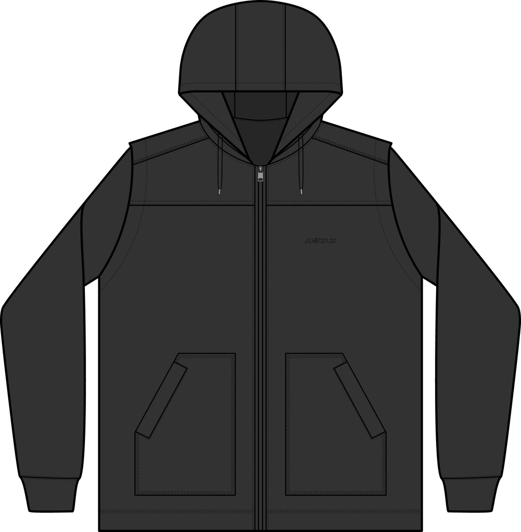 Duck Fleece Full-Zip Hooded Jacket — Warm Workwear Hoodie for Men & Women