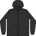 Duck Fleece Full-Zip Hooded Jacket — Warm Workwear Hoodie for Men & Women