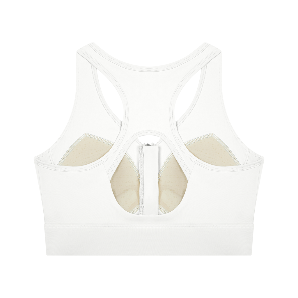 Women’s Cropped Zip Yoga Sports Bra