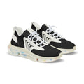 Men's Black Mesh Sneakers — Breathable Lightweight Trainers with Cushioned Sole