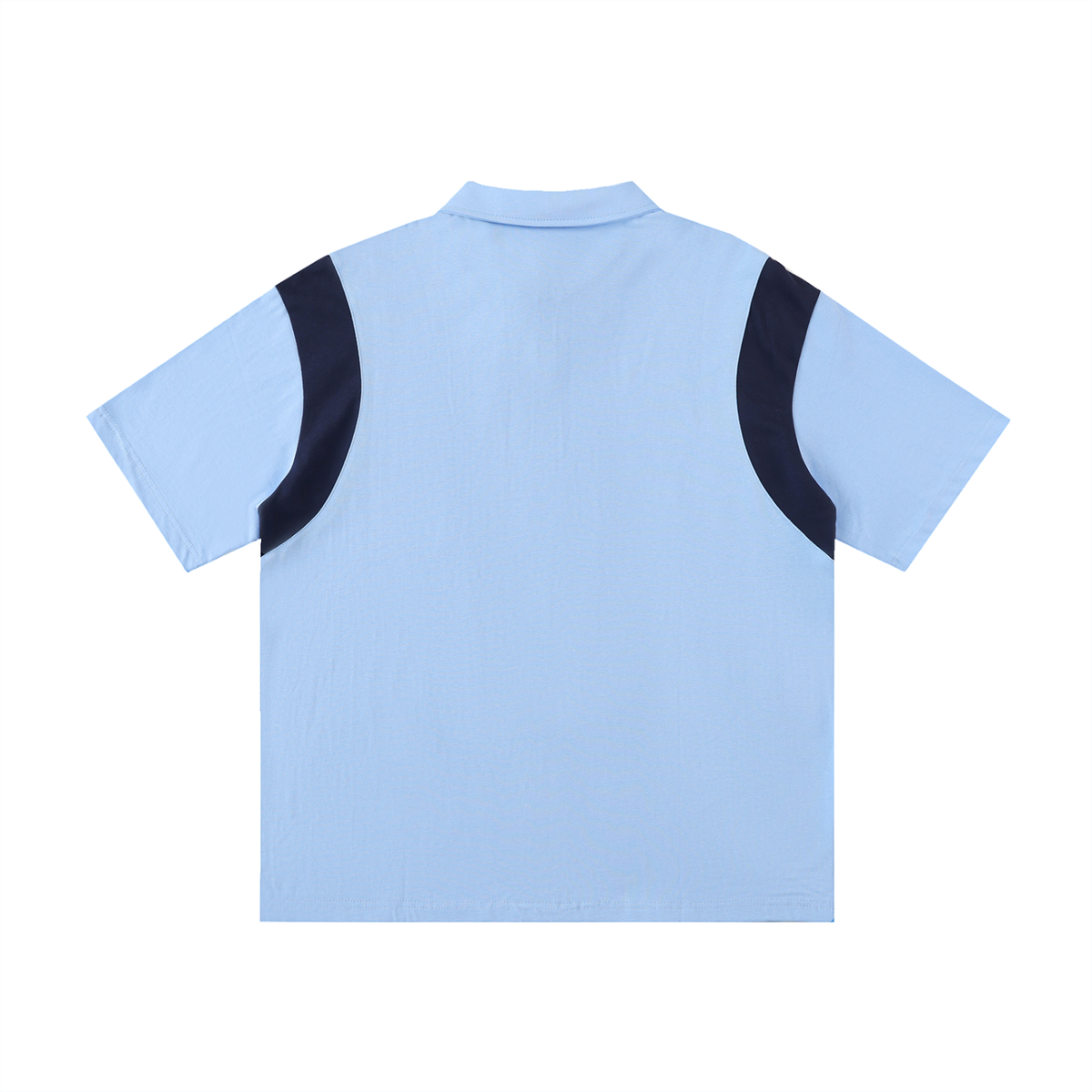 EST 2026 Men's Contrast Panel Cotton Polo Shirt