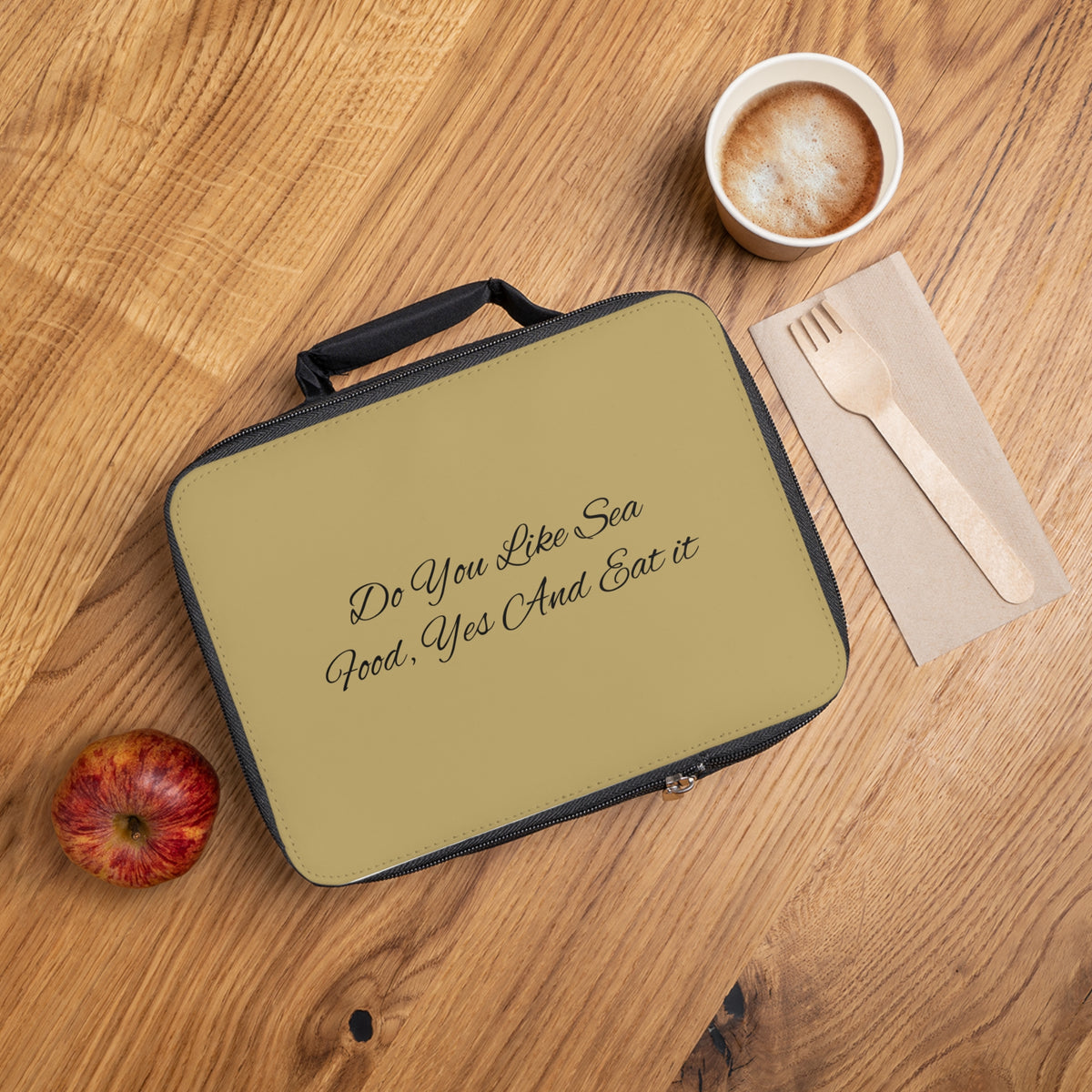 Sea Food and Eat It Lunch Bag — Funny Seafood Lover Insulated Tote