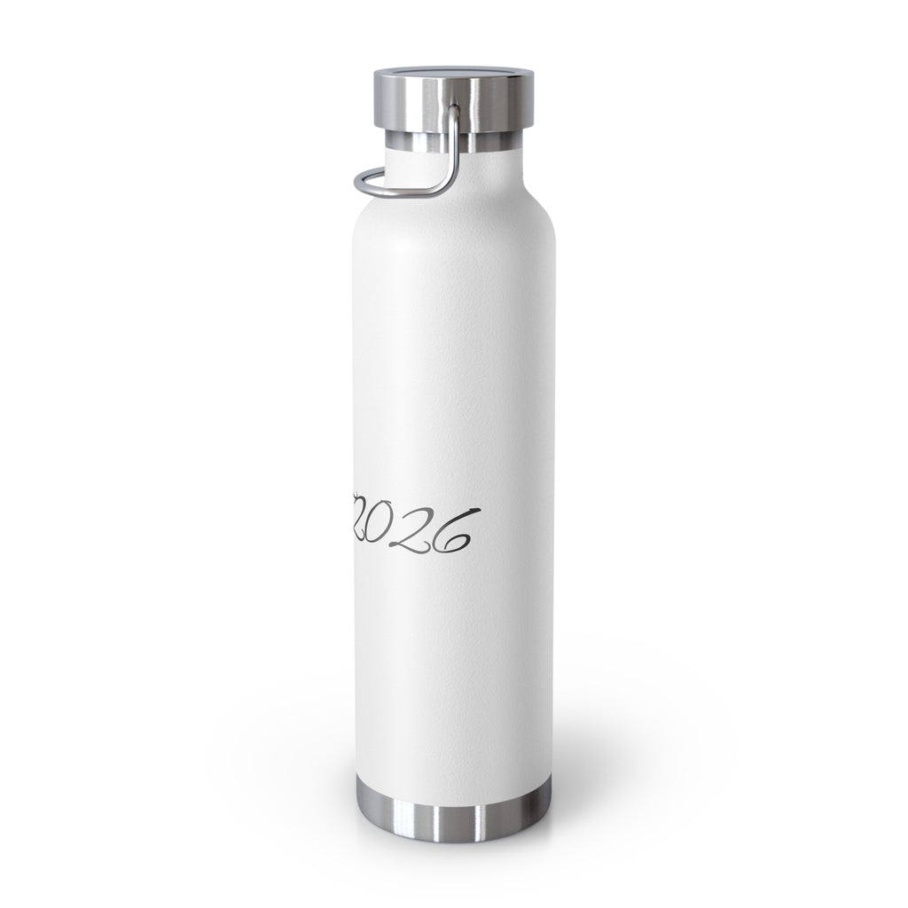 EST 2026 Copper Vacuum Insulated Bottle — 22oz Premium Water Bottle