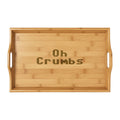 EST 2026 Personalised Bamboo Serving Tray — Custom Engraved Gift for the Home
