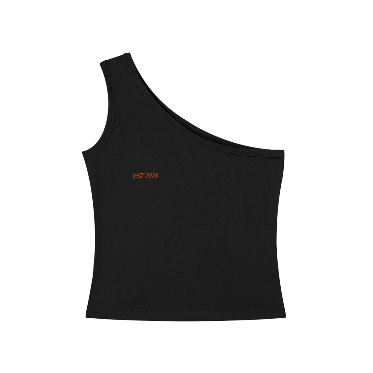 Women's One-Shoulder Crop Tank Top