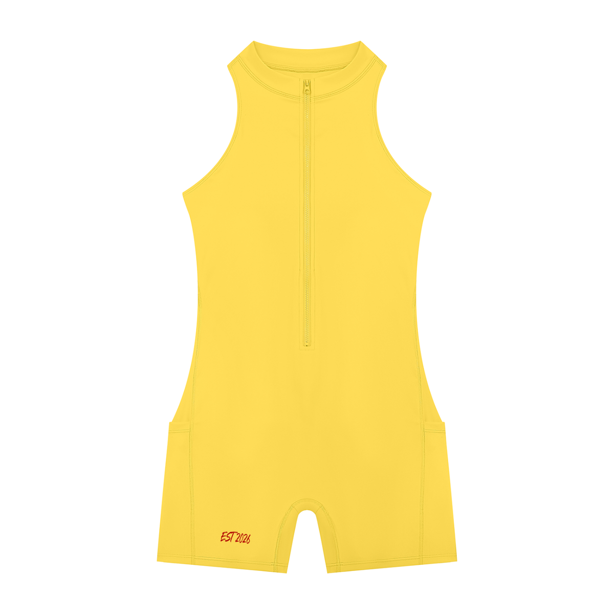 Women’s Quarter-Zip Yoga Romper