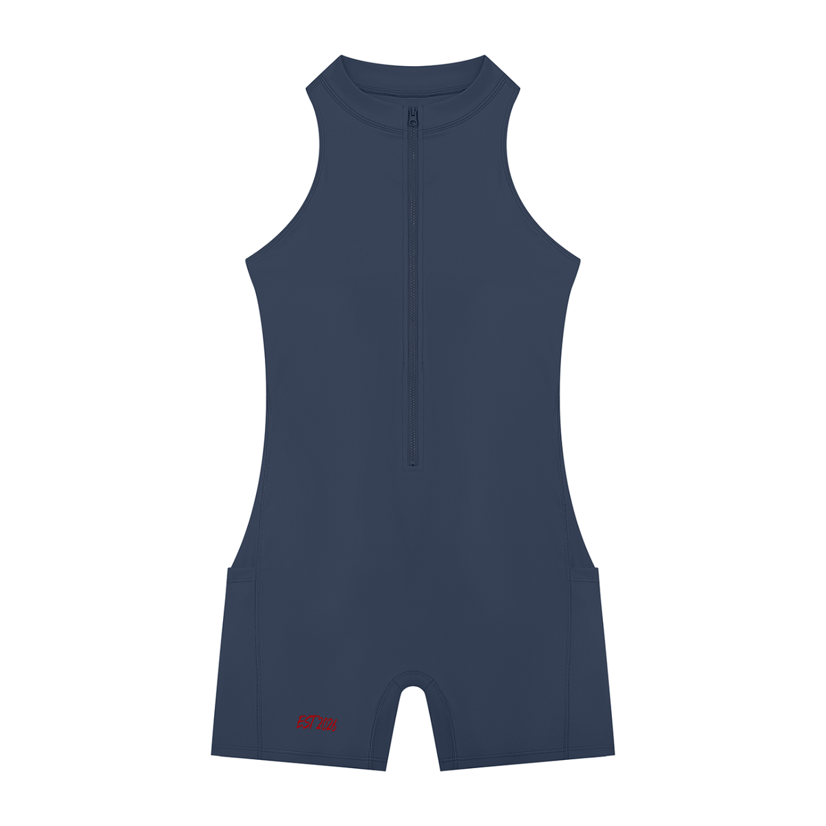 Women’s Quarter-Zip Yoga Romper