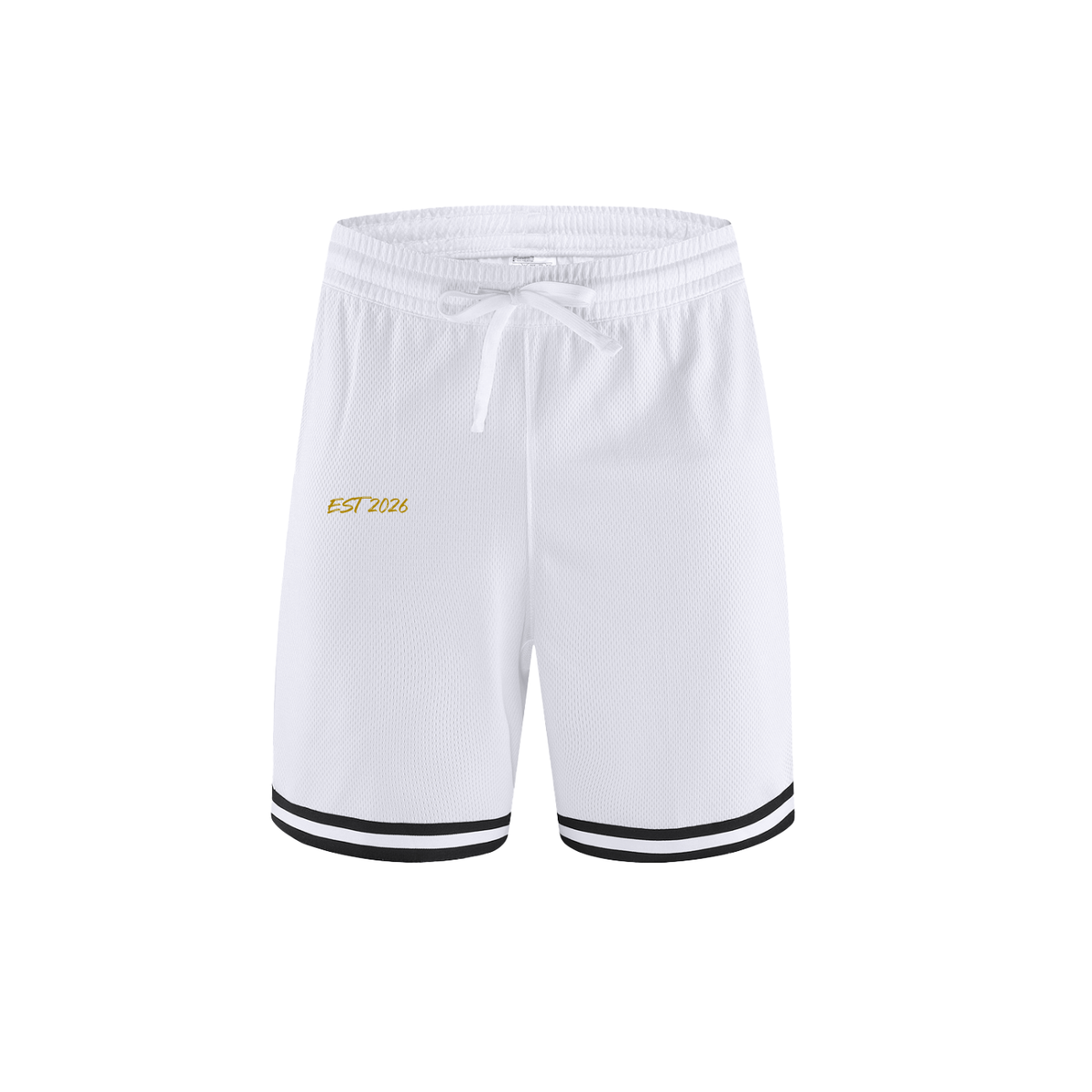 Classic Stripe Trim Basketball Shorts