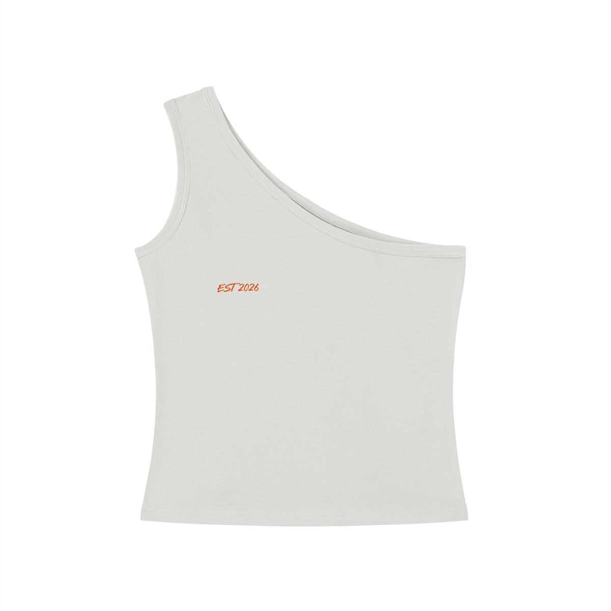 Women's One-Shoulder Crop Tank Top