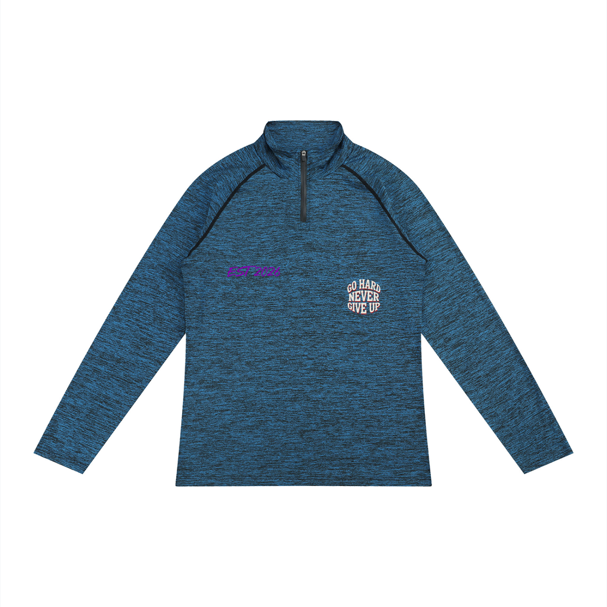 Men's Quarter-Zip Performance Long Sleeve T-Shirt