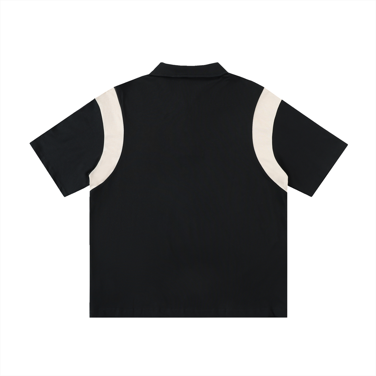 EST 2026 Men's Contrast Panel Cotton Polo Shirt